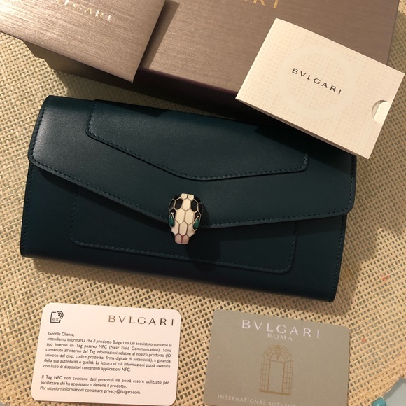 BVLGARI Handbags - Bvlgari Snake Head Wallet
